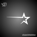 Shooting Star Sticker